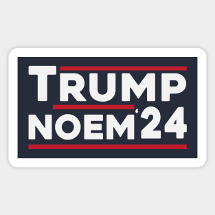 Trump Noem 2024 Sticker